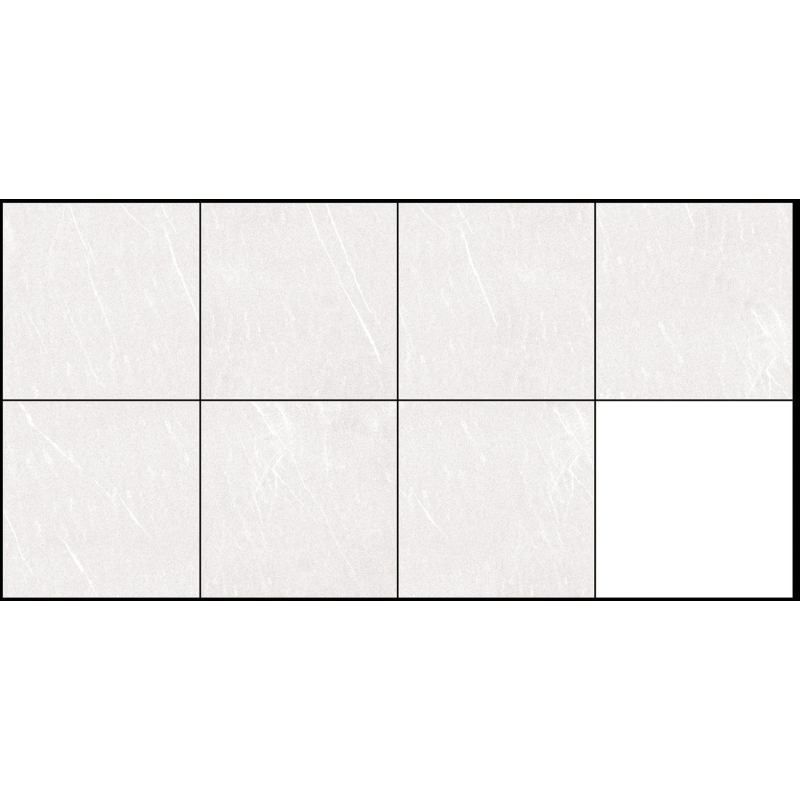 MAT WALL, FLOOR AND FACADE TILE TRESCO BIANCO 60X60 CM AM-2391