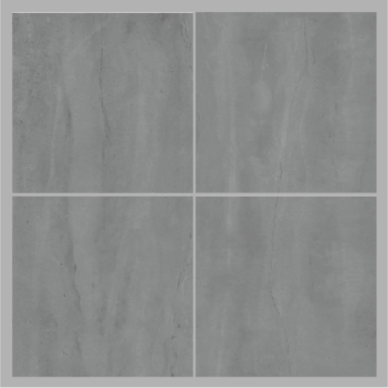 MATTE TILE FOR WALLS, FLOOR, FACADE FLUTTO NERO 60X60 CM DG-2796