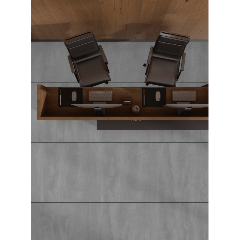 MATTE TILE FOR WALLS, FLOOR, FACADE FLUTTO NERO 60X60 CM DG-2796
