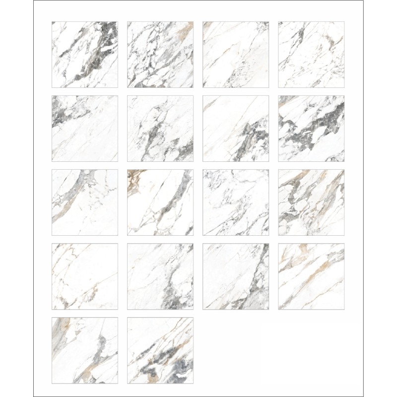 MATTE TILE FOR WALLS, FLOOR, FACADE PRIS TINENZA 60X60 CM US-4906