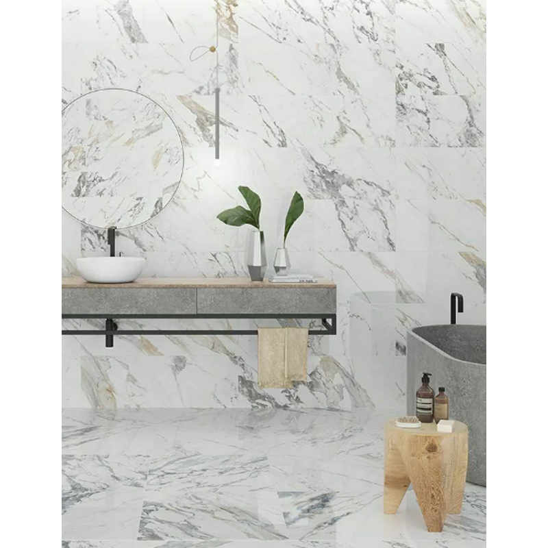 MATTE TILE FOR WALLS, FLOOR, FACADE PRIS TINENZA 60X60 CM US-4906