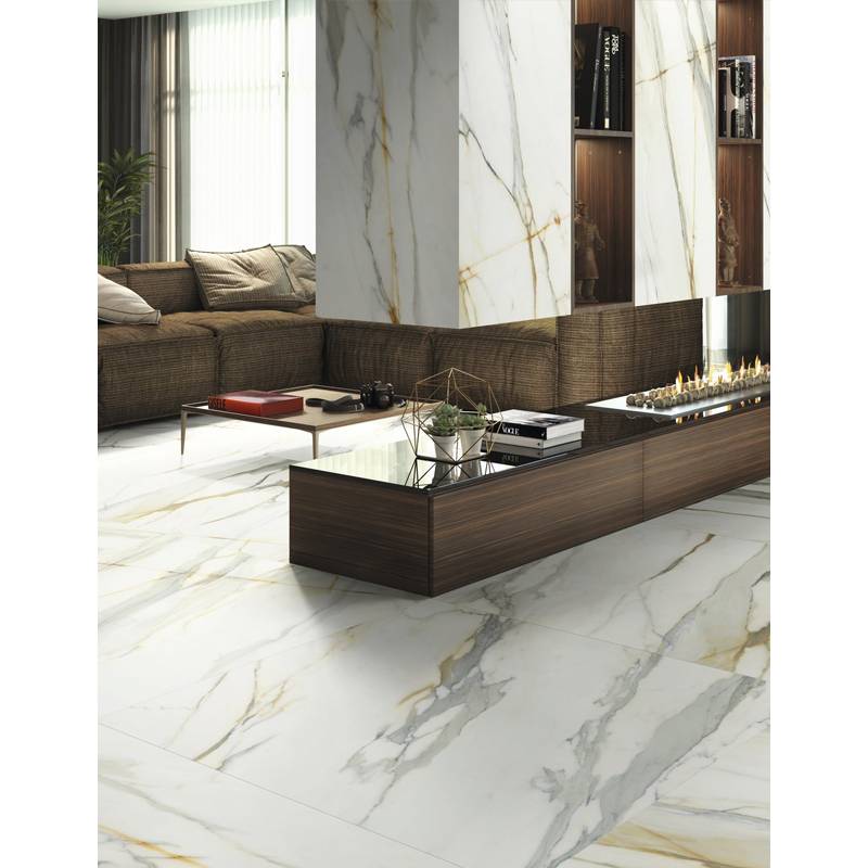 MATTE TILE FOR WALLS, FLOOR, FACADE CALACATTA BORGHINI 60X60CM 50-997