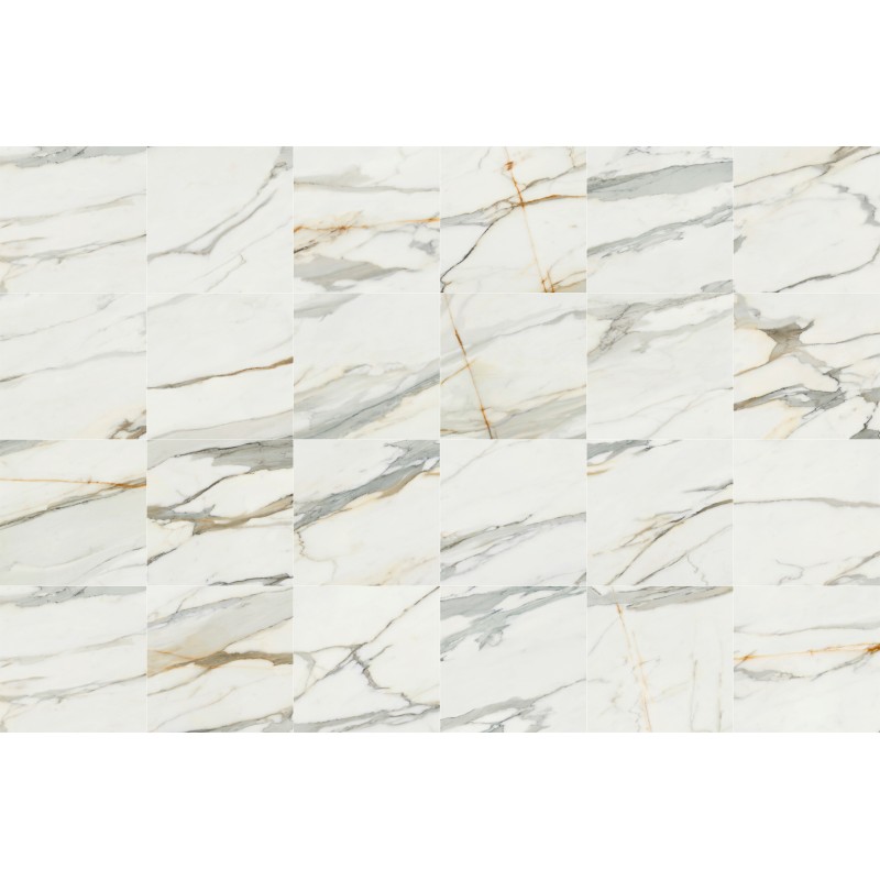 MATTE TILE FOR WALLS, FLOOR, FACADE CALACATTA BORGHINI 60X60CM 50-997