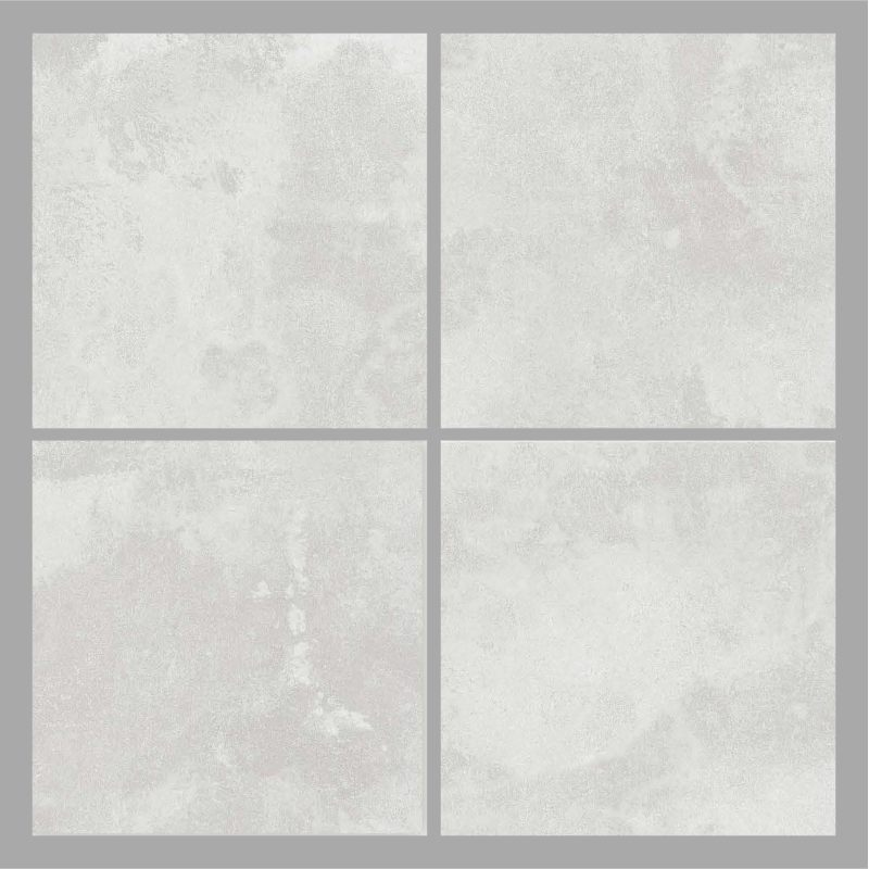 MATTE TILE FOR WALLS, FLOOR, FACADE CEMENTO ELEGANTE BIANCO / CARVING 60X60CM DG-2806