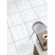 MATTE TILE FOR WALLS, FLOOR, FACADE FLUTTO BIANCO 60X60CM DG-2797