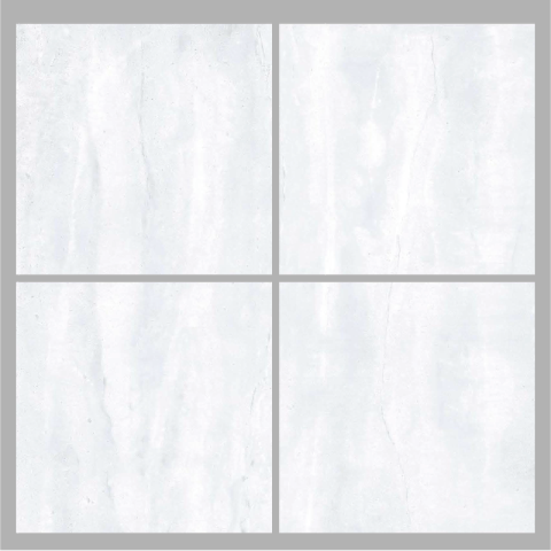 MATTE TILE FOR WALLS, FLOOR, FACADE FLUTTO BIANCO 60X60CM DG-2797