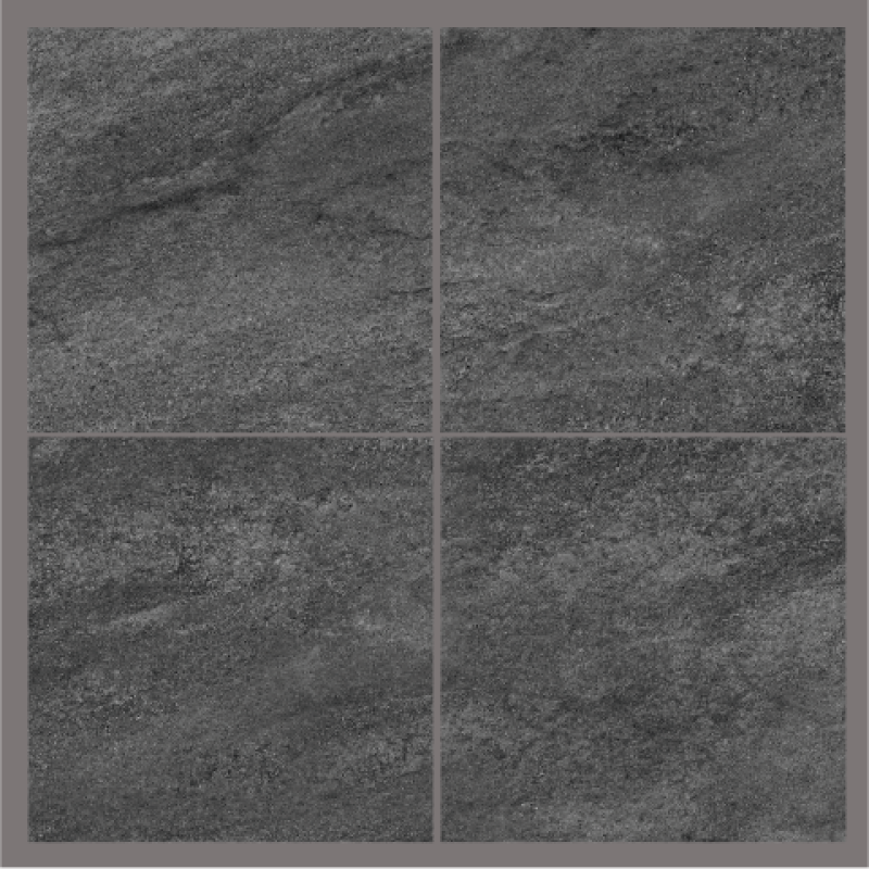 MATTE TILE FOR WALLS, FLOOR, FACADE MAREA NERO 60X60CM DG-2794