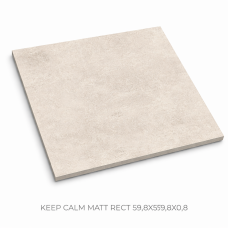 KERAMINEN LAATTA  59,8X59,8X0,8 KEEP CALM MATT RECT