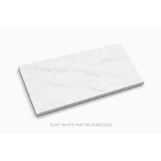 TÄISMASSPLAAT 30X60X0,9 KLIFF WHITE MAT R9