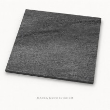 MATTE TILE FOR WALLS, FLOOR, FACADE MAREA NERO 60X60CM DG-2794