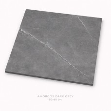 ПЛИТКА МАТОВАЯ ДЛЯ СТЕН, ПОЛА, ФАСАДА AMORGOS DARK GREY 60X60СМ TS-2557