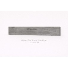 Floor tile Golden Tile Alpina Wood,gray, 150x900