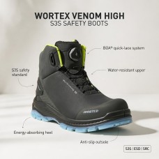 ЗАЩИТНЫЕ БОТИНКИ VENOM HIGH S3S 46
