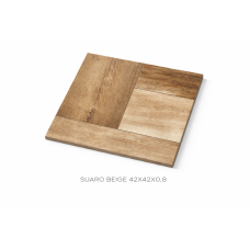 TÄISMASSPLAAT 42X42X0,8 SUARO BEIGE
