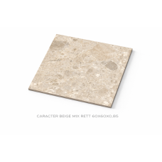 CERAMIC GRANITE 60X60X0,85 CARACTER BEIGE MIX RETT