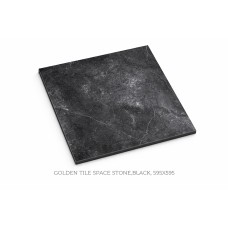 Floor tile Golden Tile Space Stone,black, 595x595