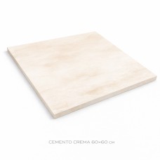 ПЛИТКА МАТОВАЯ ДЛЯ СТЕН, ПОЛА, ФАСАДА CEMENTO CREMA 60X60 СМ AM-2387