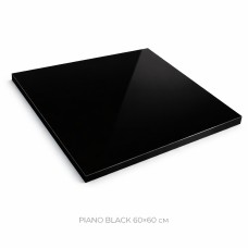 MATISTATUD PLAAT SEINTELE, PÕRANDALE JA FASAADILE PIANO BLACK 60X60 CM TS-2657