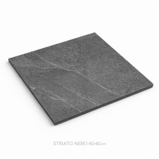 MATPINTSELAAST SEINTELE, PÕRANDALE JA FASAADILE STRIATO NERO 60X60 CM DG-2798