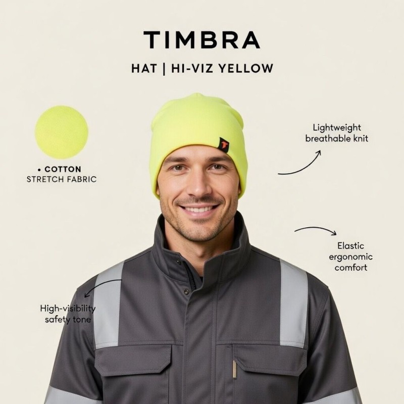 HAT TIMBRA HI-VIZ YELLOW 