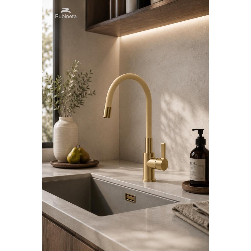 KITCHEN FAUCET  RUBINETA FLEXY-33(GD) KULD 