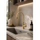 KITCHEN FAUCET  RUBINETA FLEXY-33(GD) KULD 