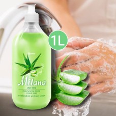 Vedelik kreemiseep Milana Aloe Vera 1000 ml Grass