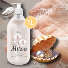Vedela kreemiseep Milana Pearl 1000 ml Grass