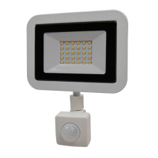 Flood Light NOVIPRO LED 30W+Sensor 2400lm IP65 White