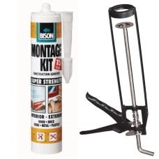 ASSEMBLY GLUE  BISON 350g + SILIKOONIPÜSTOL