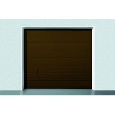 GARAAŽIUKS RENOMATIC WOODGRAIN 2500x2125mm RAL 8028