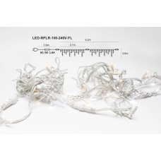 РОЖДЕСТВЕНСКИЙ СВЕТ LED-RPLR-100WW/CW-FL МИГАЮЩЕЕ ЗОЛОТО/LIGHT MIX