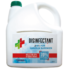 DESINFEKTANT TRI-BIO 2in1 KÄTELE JA PINDADELE 3L