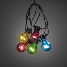 VALGUSKETT START BULBS 10 E27 IP44 LED MULTICOLOR
