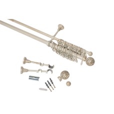 КАРНИЗ 25MM+16MM KULA RETRO 150+150CM КОМПЛЕКТ
