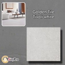 Floor Tile Golden Tile Tivoli, White, 607x607 mm 