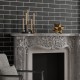 Decorative wall tile Golden Tile The Strand, black, 250x60.