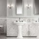  Wall tile Golden Tile Metrotiles,white Carrara, 100x200