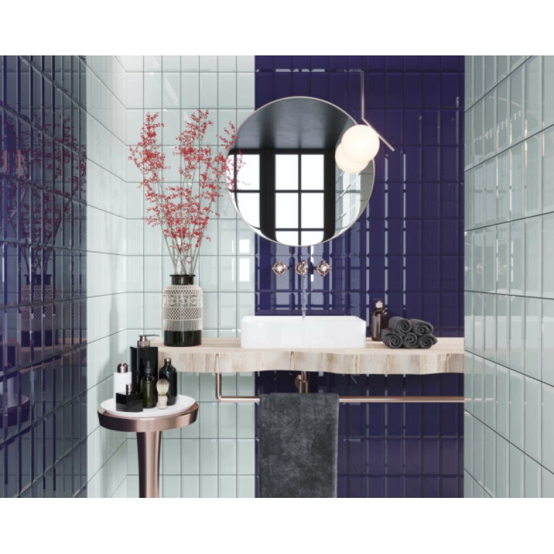 Wall tile Golden Tile Metrotiles, olive, 100x200