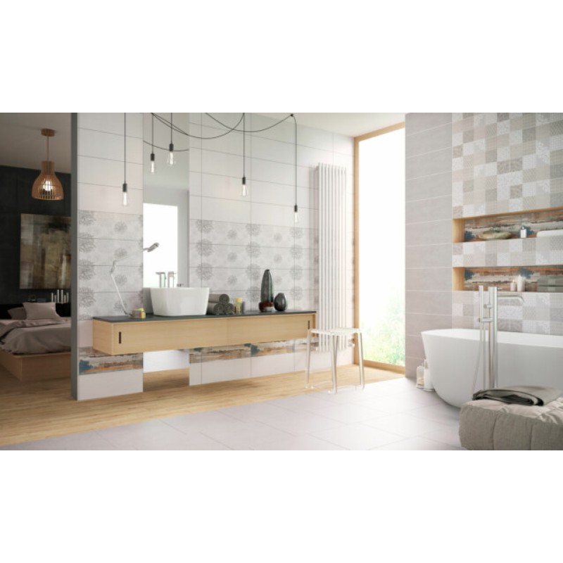 Wall tile Golden Tile Osaka, gray, 200x500