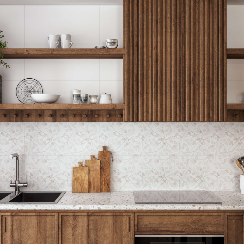 Wall tile Golden Tile White, white calibrated, 295x595