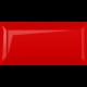 Ceramic wall tile Golden tile Metratiles, red, 100x200