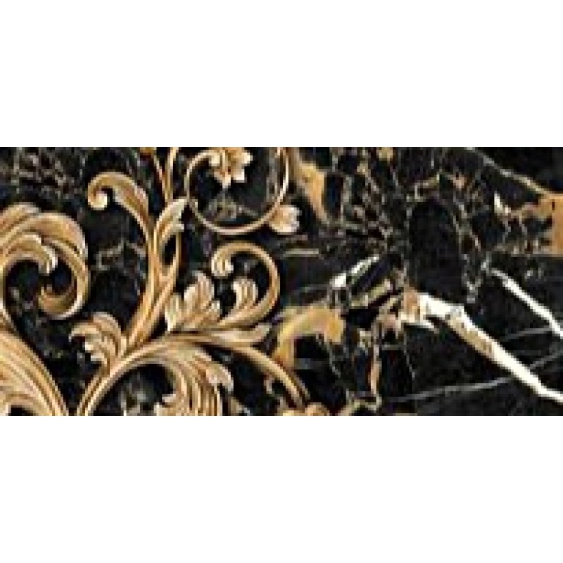 Wall decorative tile Golden Tile Saint Laurent, 300x600, black