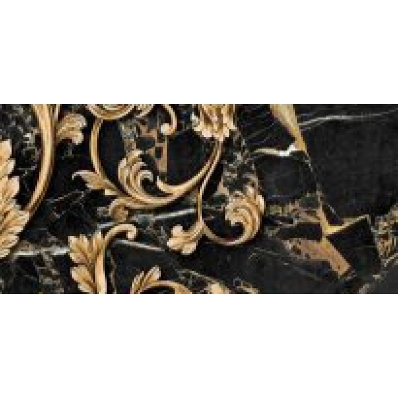 Decorative wall tile Golden Tile Saint Laurent,black, 300x600