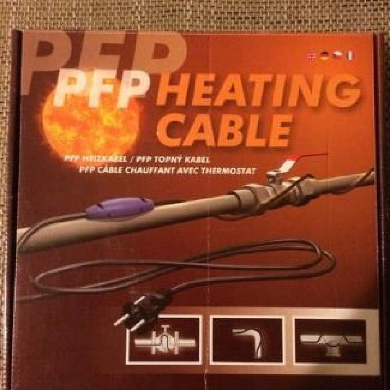 HEATING CABLE +TERMOSTAAT PFP 6M/72W