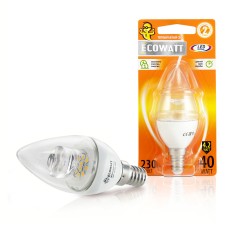 PIRN ECOWATT 4,2W E14 LED KÜÜNAL KRISTALLILE