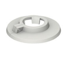 PLASTIKROSETT 28MM VALGE