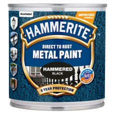METAL PAINT HAMMERITE HAMMERED BLACK 250ml