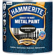METAL PAINT HAMMERITE HAMMERED BLACK 2,5L