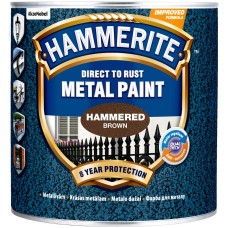 METAL PAINT HAMMERITE HAMMERED brown 2,5L
